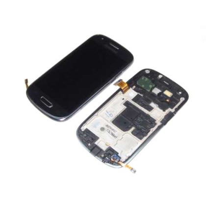 SAMSUNG i8190 Galaxy S3 mini - LCD - Complete front + Touch Blac