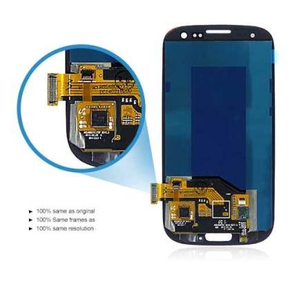 SAMSUNG i9300 Galaxy S3 - LCD + Touch Dark Blue, High Quality