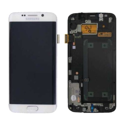 SAMSUNG SM-G925F Galaxy S6 Edge - LCD + Touch White Original