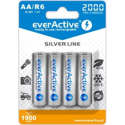 everActive Ni-MH R6 AA 2000 mAh Silver Line