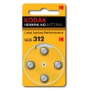 Kodak Hearing Aid 312 Single-use battery Zinc-Air