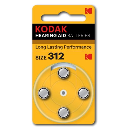 Kodak Hearing Aid 312 Single-use battery Zinc-Air