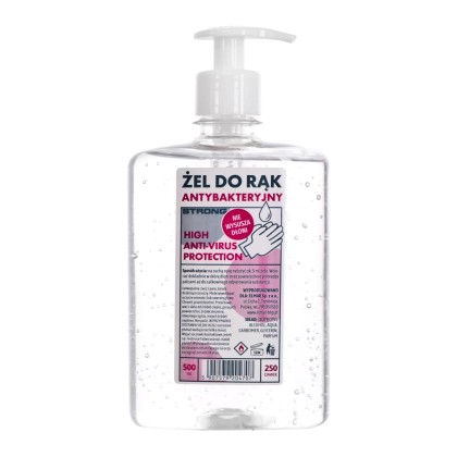 Antibacterial hand gel 500 ml