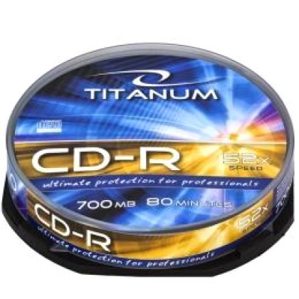 TITANUM 2026 blank CD CD-R 700 MB 10 pc(s)