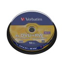 Verbatim DVD+RW Matt Silver 4.7 GB 10 pc(s)
