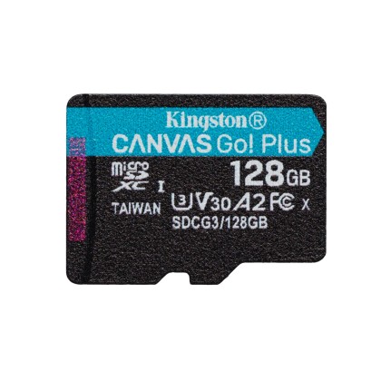 Kingston Technology Canvas Go! Plus memory card 128 GB MicroSD C