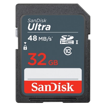 Sandisk ULTRA memory card 32 GB SDHC Class 10