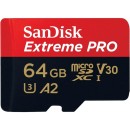 Sandisk 64GB Extreme Pro microSDXC memory card Class 10