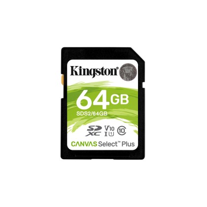 Kingston Technology Canvas Select Plus memory card 64 GB SDXC Cl