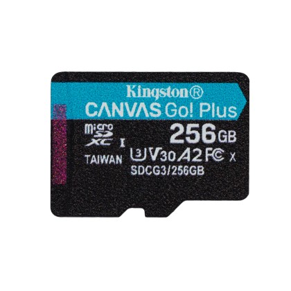 Kingston Technology Canvas Go! Plus memory card 256 GB MicroSD C