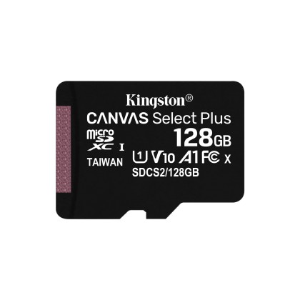 Kingston Technology Canvas Select Plus memory card 128 GB MicroS