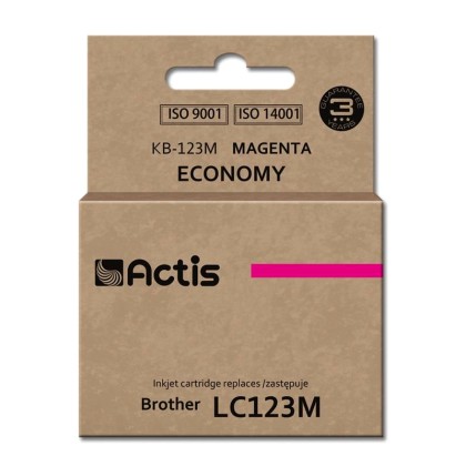 Actis KB-123M ink cartridge Brother LC123 magenta