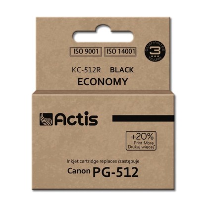 Actis KC-512R black ink cartridge for Canon (Canon PG-512 replac