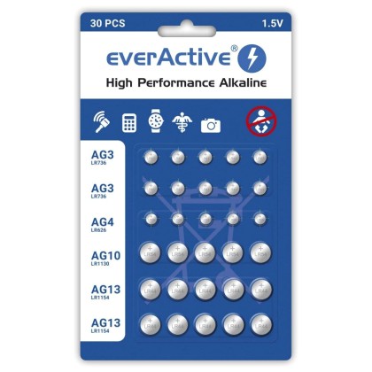 Alkaline batteries everActive Pro Alkaline LR6 AA - shrink pack 