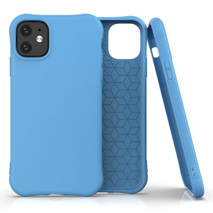 Soft Color Case flexible gel case for iPhone 11 blue