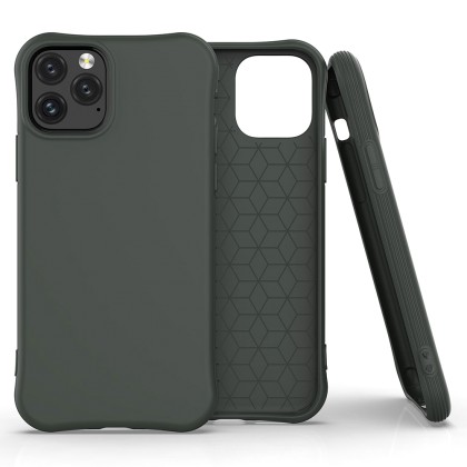 Soft Color Case flexible gel case for iPhone 11 Pro dark green
