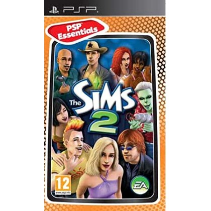 Sims 2 (Essentials)(Italian Box - EFIGS in Game) /PSP