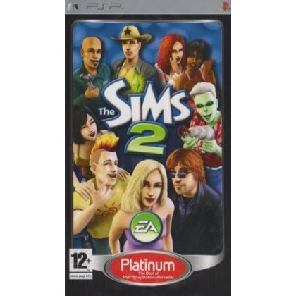 Sims 2 (Platinum)(Italian Box - EFIGS in Game) /PSP