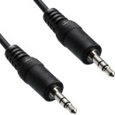 OEM AUX AUDIO CONNECTOR CABLE 3.5mm MALE STEREO > 3.5mm MALE STE