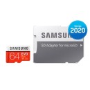 Samsung Memory card MB-MC64HA/EUy EVO+ mSD +Adapter