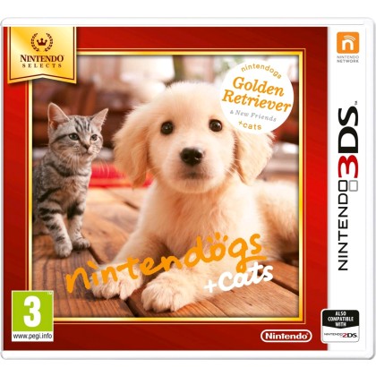 Nintendogs and Cats 3D: Golden Retriever (Selects) /3DS