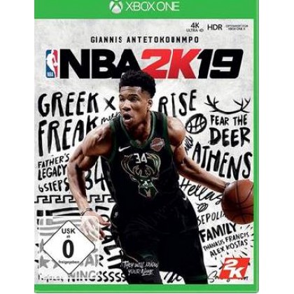 NBA 2K19 (German Box - Multi Lang in Game) /Xbox One