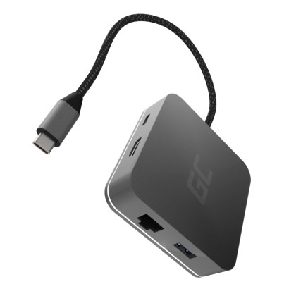 Green Cell GC HUB2 USB-C 6w1 USB 3.0 HDMI Ethernet