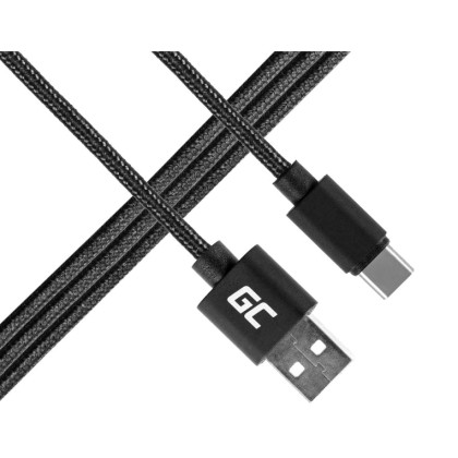 Green Cell Cable USB-C - USB 1m nylon