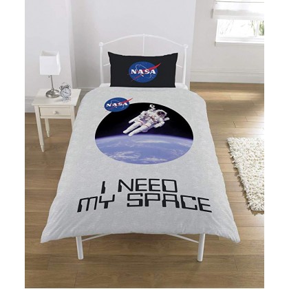 NASA ‘I Need My Space’ Single Duvet /Homeware