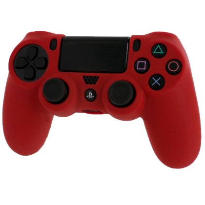 Pro Soft Silicone Protective Cover with Ribbed Handle Grip [Red]