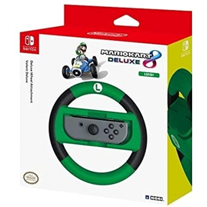 HORI Officially Licensed - Mario Kart Luigi Racing Wheel Control
