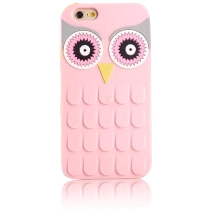 OEM SILICON 3D CASE OWL FOR SONY XPERIA XA LIGHT PINK