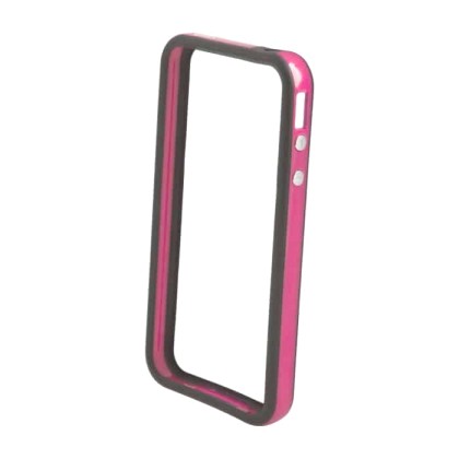 BUMPER CASE DUO FOR iPHONE 5 BLACK-PINK
