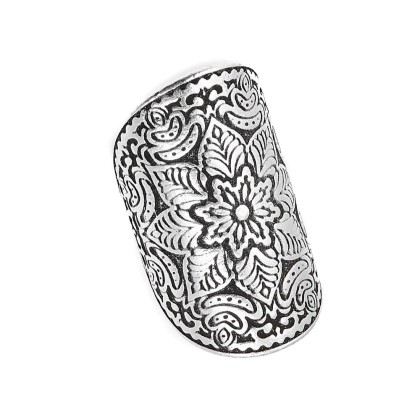 Δαχτυλίδι Από Ορείχαλκο Επαργυρωμένο Mandala KPF39954
