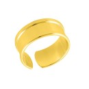 Δαχτυλίδι Από Ορείχαλκο Επιχρυσωμένο KNI39971