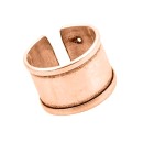 Δαχτυλίδι Από Ορείχαλκο Ροζ Επιχρυσωμένο KNI39975