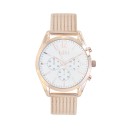 IKKI HEATHER Rose Gold Stainless Steel Strap HE02