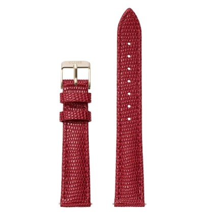 Cluse Strap 16 MM Deep Red Lizard/Gold CLS382