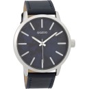 OOZOO Timepieces Blue Leather Strap C9602