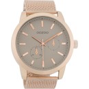 OOZOO Timepieces XXL Rose Gold Metal Strap C9662