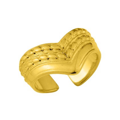 Δαχτυλίδι Από Ορείχαλκο Επιχρυσωμένο 24K PF30266