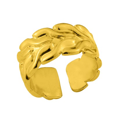 Δαχτυλίδι Από Ορείχαλκο Επιχρυσωμένο 24K PF30272