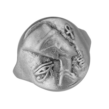 Δαχτυλίδι Από Ορείχαλκο Με Τη Νεφερτίτη PF38509
