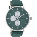 OOZOO Timepieces XXL Green Leather Strap C10313