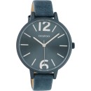 OOZOO Timepieces Blue Leather Strap C10442