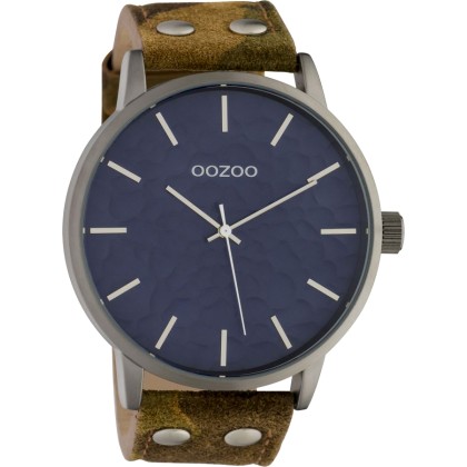 OOZOO Timepieces XXL Military Leather Strap C10461