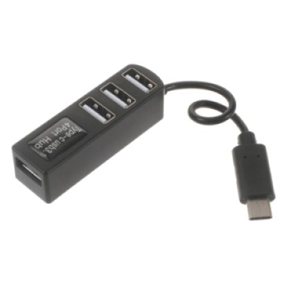 USB 3.1 Type-C to 4-Port USB 2.0 Hub Αντάπτορας Καλώδιο (P-3101)