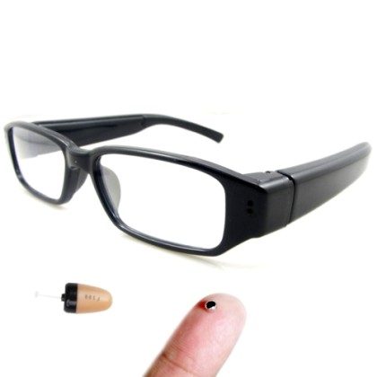 Smartcheater Γυαλιά Bluetooth Με Spy και Μικροσκοπικό Ακουστικό 