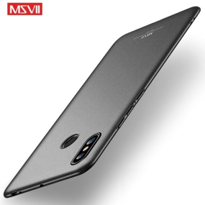 MSVII Ματ Backcover Θήκη (Xiaomi Mi Max 3) ( Μαύρη)