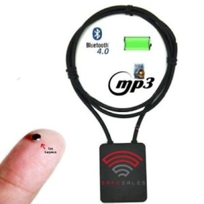 Spy SmartCheater Bluetooth με Μικροσκοπικό Ακουστικό Ψείρα